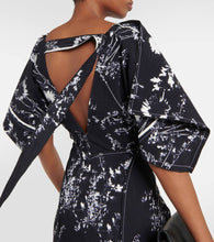 Victoria Beckham Floral cady midi dress