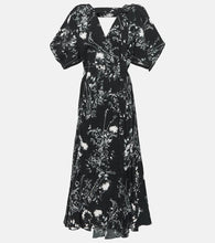 Victoria Beckham Floral cady midi dress