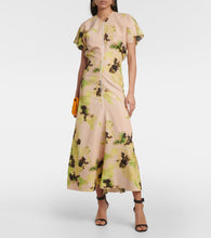 Victoria Beckham Floral midi dress