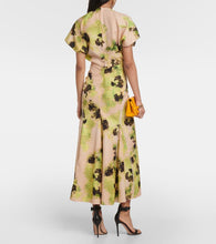 Victoria Beckham Floral midi dress