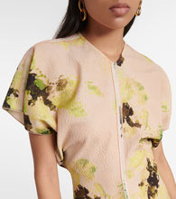 Victoria Beckham Floral midi dress