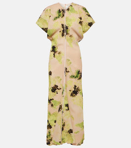 Victoria Beckham Floral midi dress