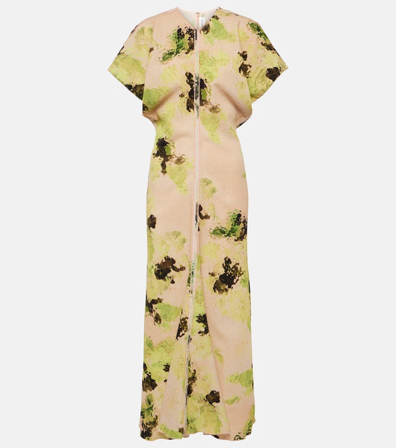 Victoria Beckham Floral midi dress