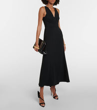Victoria Beckham Gathered asymmetric maxi dress