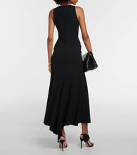 Victoria Beckham Gathered asymmetric maxi dress