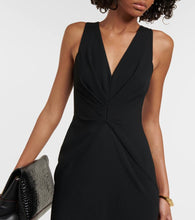 Victoria Beckham Gathered asymmetric maxi dress