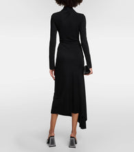 Victoria Beckham Gathered draped midi dress