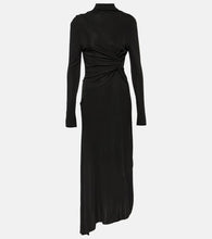 Victoria Beckham Gathered draped midi dress