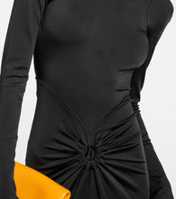 Victoria Beckham Gathered jersey maxi dress
