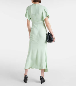 Victoria Beckham Gathered midi dress