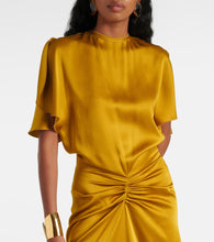 Victoria Beckham Gathered satin gown