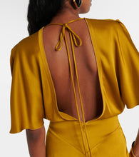 Victoria Beckham Gathered satin gown