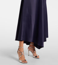 Victoria Beckham Gathered satin maxi dress