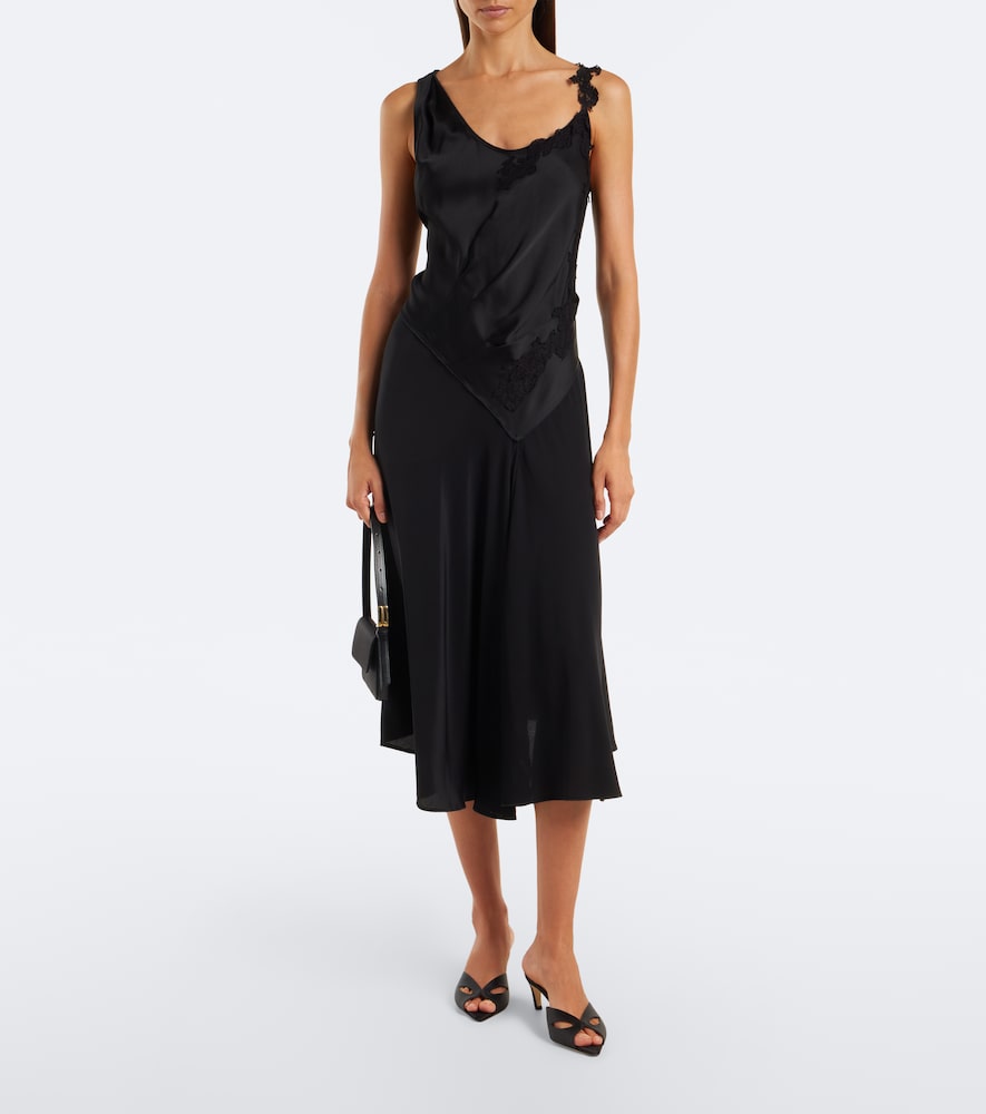 Victoria Beckham Harlow Mask satin mules