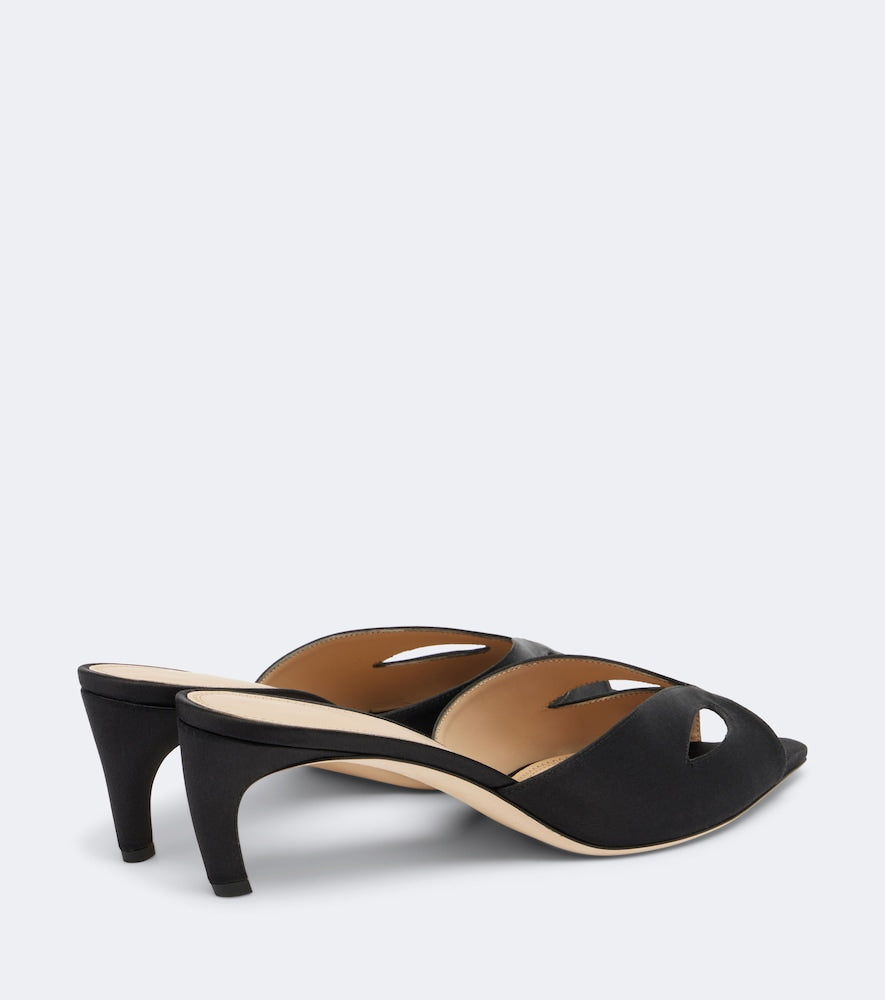 Victoria Beckham Harlow Mask satin mules