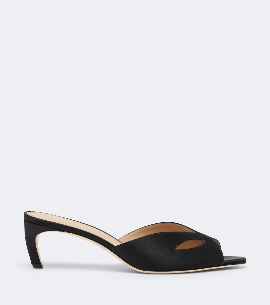 Victoria Beckham Harlow Mask satin mules