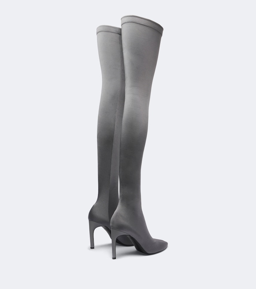 Victoria Beckham Harlow jersey over-the-knee boots
