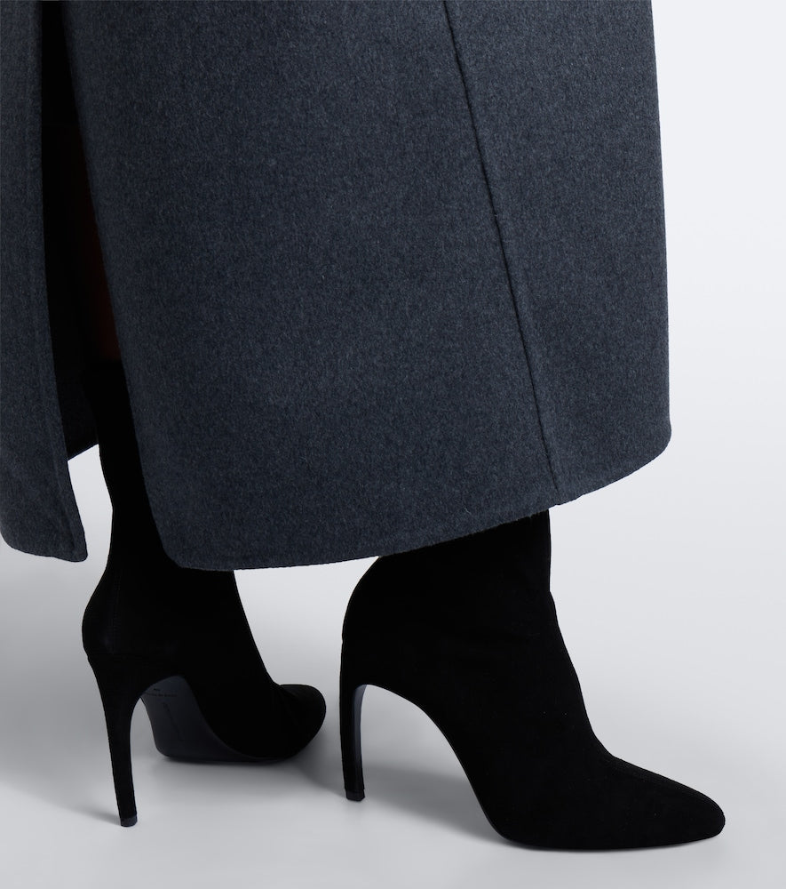 Victoria Beckham Harlow suede ankle boots