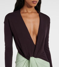 Victoria Beckham Knot-detail jersey gown
