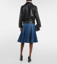 Victoria Beckham Oversized leather jacket