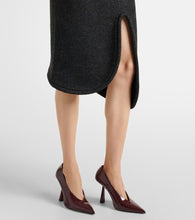 Victoria Beckham Padded high-rise wool pencil skirt