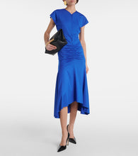 Victoria Beckham Ruched jersey midi dress
