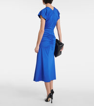 Victoria Beckham Ruched jersey midi dress