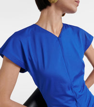 Victoria Beckham Ruched jersey midi dress
