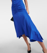 Victoria Beckham Ruched jersey midi dress