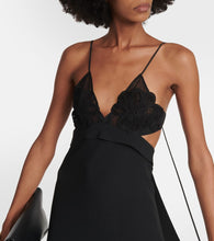 Victoria Beckham Ruffle-trimmed midi dress