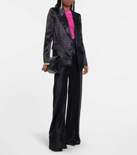 Victoria Beckham Satin tuxedo blazer