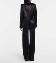Victoria Beckham Satin tuxedo blazer