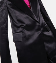 Victoria Beckham Satin tuxedo blazer