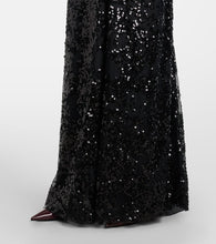 Victoria Beckham Sequined gathered gown