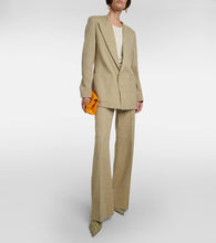 Victoria Beckham Single-breasted wool-blend blazer