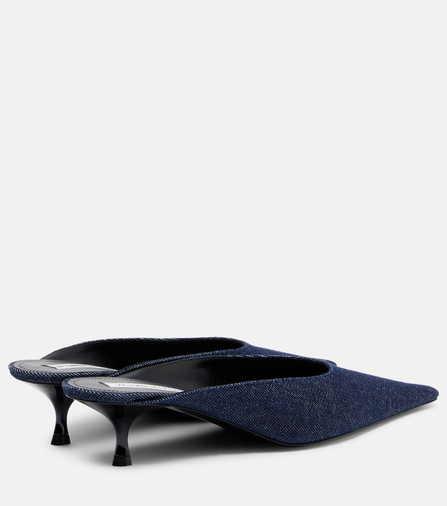 Victoria Beckham Sloan denim mules