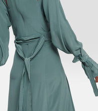 Victoria Beckham Trench cutout silk midi dress