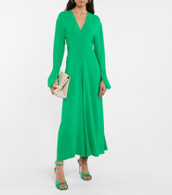 Victoria Beckham V-neck  midi dress
