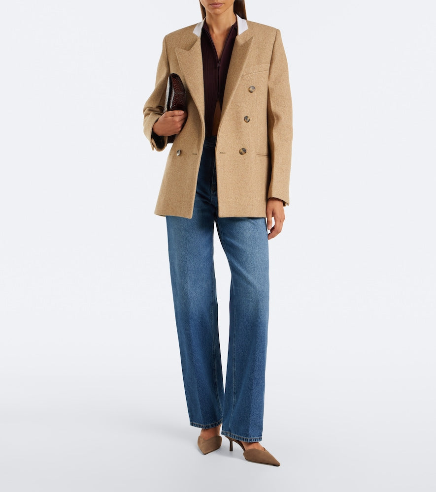 Victoria Beckham Victoria Angle D'Orsay suede pumps