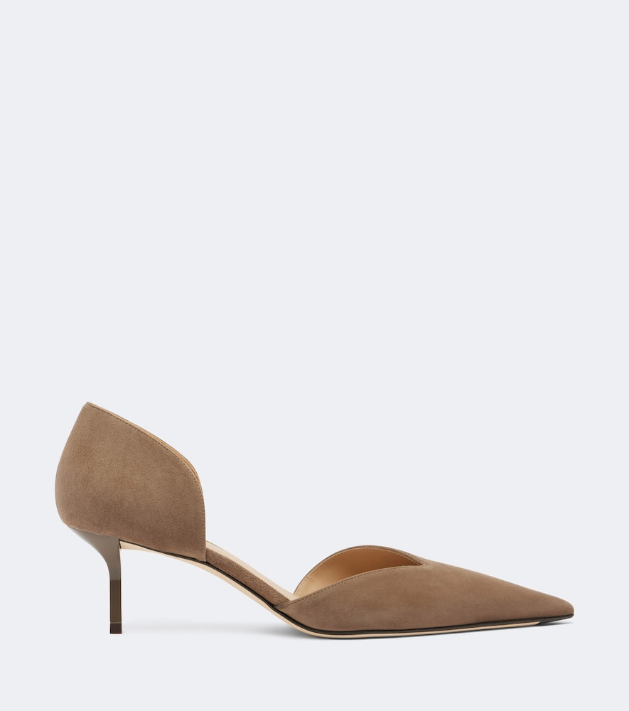 Victoria Beckham Victoria Angle D'Orsay suede pumps