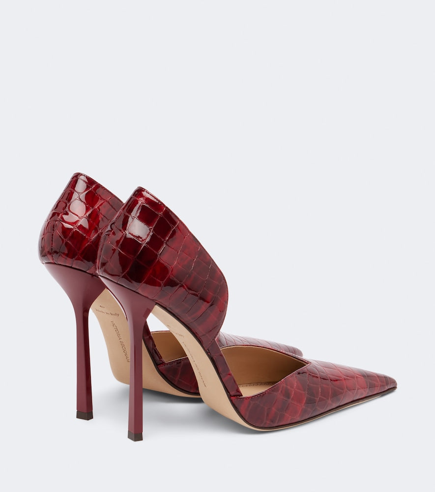 Victoria Beckham Victoria croc-effect leather pumps