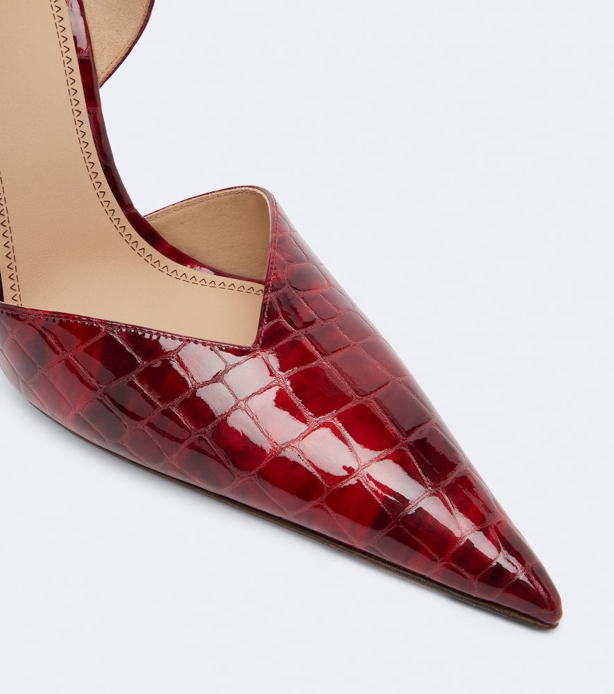 Victoria Beckham Victoria croc-effect leather pumps