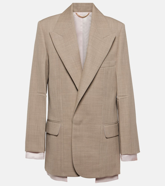 Victoria Beckham Virgin wool blazer