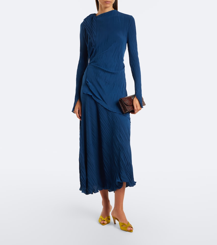 Victoria Beckham Harlow Mask satin mules (Yellow) - High-Heel Sandals