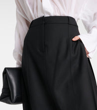 Victoria Beckham Wool-blend maxi skirt