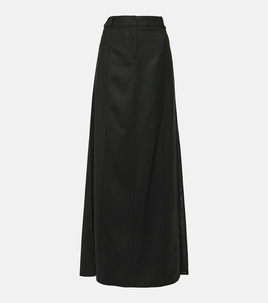 Victoria Beckham Wool-blend maxi skirt - Victoria Beckham 羊毛混纺长裙