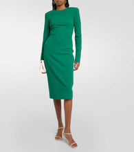 Victoria Beckham Wool-blend midi dress