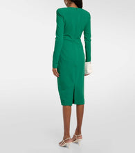 Victoria Beckham Wool-blend midi dress