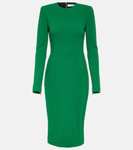 Victoria Beckham Wool-blend midi dress