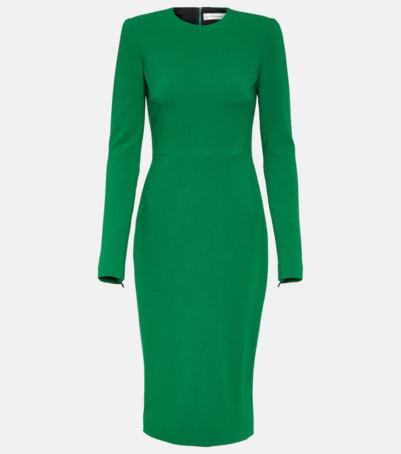 Victoria Beckham Wool-blend midi dress